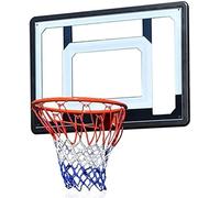 WaiDXn Cerceau de Basket-Ball Suspendu à la Porte, avec Panneau arrière en PVC, Support de Basket-Ball extérieur