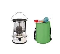 WaiDXn Chauffage de tente for poêle à kérosène extérieur, chauffage de Camping à Convection Mobile, poêles de cuisine, randonnée, pêche sur glace, chasse(White (6L))