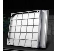 WaiDXn Couvertures et cadres invisibles en acier inoxydable 304 grilles de drainage encastrées