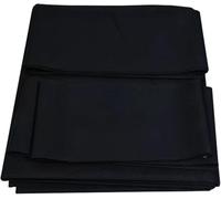 WaiDXn Ensemble de Remplacement de Nappe prédécoupé de qualité Professionnelle, adapté à Un Usage Domestique et Commercial(Black)
