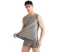 WaiDXn Ensemble de sous-vêtements de Protection contre les rayonnements électromagnétiques for hommes, en Fiber d'argent, Protection électromagnétique, vêtements de loisirs à domicile(L)