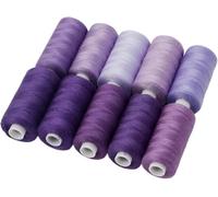 WaiDXn Fil 402 adapté aux Machines à Coudre, à la Broderie à la Main et aux Kits de Couture à Domicile(Purple Series)