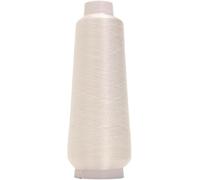 WaiDXn Fil à Broder, idéal for la Couture décorative, Disponible en 25 Couleurs éclatantes(Bianco)