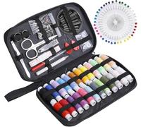 WaiDXn Kit de Couture Multifonctionnel, Comprenant du Fil et des Accessoires, 1 Ensemble(130Pcs)