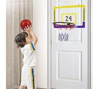 WaiDXn Mini Panier de Basket-Ball, Support de Panneau de Basket-Ball d'intérieur avec Filet et Mousse EVA, Cadeau de Basket-Ball Pliable