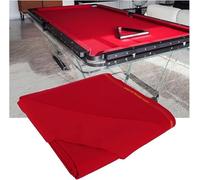 WaiDXn Nappe de Billard (Comprenant 6 Bandes de Bord), adaptée aux salles de Jeux à la Maison ou au pub(Rosso)