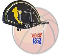 WaiDXn Panier de Basket-Ball à Montage Mural Pro, buts de Basket-Ball Lourds incassables for l'intérieur et l'extérieur, Distance