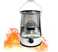 WaiDXn Poêle à kérosène blanc 6L, chauffage for Camping en plein air, poêle coupe-vent, brûleur de Camping, chauffage radiant, chauffage d'espace pratique
