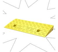 WaiDXn Rampe d'accès for Fauteuil Roulant, Rampe de seuil, Rampe d'accès for Voie, utilisée for l'entrée du Garage, Le Quai de Chargement et de déchargement(Giallo,50x27x8cm)