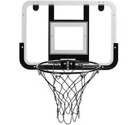 WaiDXn Support de Panier de Basket-Ball, cerceaux de Basket-Ball for Enfants de 8 à 12 Ans, Panneau arrière très Cool et Filet en Polyester, But de Basket-Ball(Black/White)