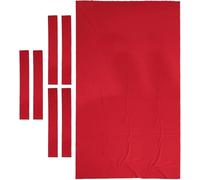 WaiDXn Table de Billard Professionnelle + 6 Toiles de Billard et Accessoires de Piscine(Rosso)