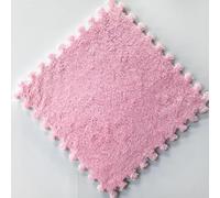 WaiDXn Tapis de Jeu en Mousse à emboîter 12x12x0,4 Pouces Tapis de Sol en Mousse pelucheuse épaisse(Pink,30pcs)