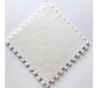 WaiDXn Tapis de Jeu en Mousse à emboîter 12x12x0,4 Pouces Tapis de Sol en Mousse pelucheuse épaisse(Beige,30pcs)