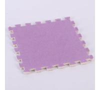 WaiDXn Tapis de Puzzle carré en Mousse pelucheuse de 18 pièces 12x12x1 po(Purple)