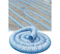 WaiDXn Tuyau de Drainage français, Tuyau d'aménagement paysager Flexible et Extensible, ondulé et perforé(4m/13ft)