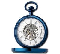 Waidzeit Hommes Montre de Poche Acier Inoxydable Bleu Avec Chaîne UWAFF01