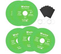 Waies Lames de Scie Diamantées Disque Ultra-fin pour Meuleuse, Coupe Précise du Verre | Carrelage | Céramique | Marbre pour Bricolage (5, 125 mm)