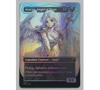 Waifu Avacyn, Ange de l'espoir #02 Feuille d'aluminium - Créature artistique personnalisée alternative MTG