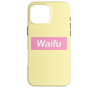 Waifu Pink Banner, Hentai Anime Fan Art Coque pour iPhone 16 Pro Max