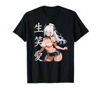 Waifu Sexy Anime Girl Corns Bandage Bra Japonais Style Manga T-Shirt