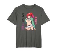 Waifu Sexy Anime Girl Horns Mini Jupe Japonais Manga Style T-Shirt