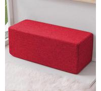Waigg Kii Coussin d'accoudoir de canapé, coussin de soutien pour accoudoir de canapé, long lit - Comble l'espace entre le matelas (15 x 15 x 55 cm, rouge)