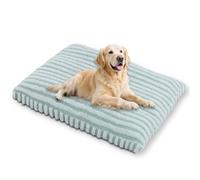 Waigg Kii Grand lit ultime pour chien avec housse amovible lavable, coussin apaisant anti-anxiété pour chiens et chats d'intérieur avec base antidérapante (vert, S - 40 x 30 cm)