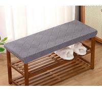 Waigg Kii Housse de banc élastique pour salle à manger, terrasse, banc, armoire à chaussures, chaise longue, protection de meubles (I, S)