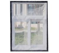 Waigg Kii Protection de fenêtre anti-moustiques pour chat - Moustiquaire pour balcon, anti-rayures - Autocollant en maille pour fenêtre - Taille B - 140 x 140 cm