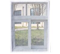 Waigg Kii Protection de fenêtre anti-moustiques pour chat - Moustiquaire pour balcon, anti-rayures - Autocollant en maille - Taille DIY - 140 x 150 cm - E