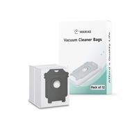 WAIKAS 12 Sacs d'aspirateur pour iRobot Roomba i7, i7+, i7 Plus, j7, j7+, S9, S9+, i8+, i3+, i4+, i5+, i6+ et Clean Base, Sacs à Poussière de Rechange pour les séries i, s, j et Combo i/j