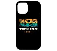Waikiki Beach Honolulu Oahu Hawaii Waikiki Vacances Coque pour iPhone 12/12 Pro