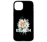 Waikiki Beach Motif Floral Waikiki Honolulu Oahu Hawaï Coque pour iPhone 15 Plus