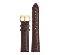 WAikub 16mm 18mm 20mm 22mm motif lézard hommes et femmes bracelet de montre en cuir montre bracelet de remplacement, 15mm