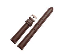 WAikub Bracelet de montre en cuir coloré 12mm - 20mm, bracelet de montre pour femme, bracelet de remplacement, 12mm