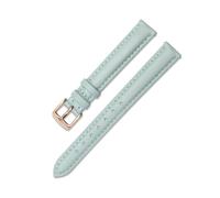 WAikub Bracelet de montre en cuir pour femmes, noir/blanc/rose/marron, 12mm - 20mm, accessoires de montre, 16mm