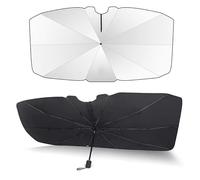 WAIKUB Parapluie Pare Soleil Pare Brise Avant de Voiture, pour Renault Clio 5 2020-2024 Protection UV Isolation Thermique Pliable Pare-Soleil Couverture