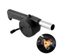 Wailicop Ventilateur Barbecue Manuel, BBQ Fan Air Blower Souffleur Ventilador Barbecue Pour Le Charbon Grils de Outdoor Camping Cuisine à Outil