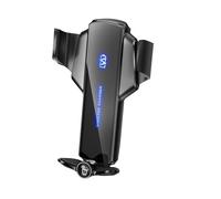 Waillynice Q12 Tongdaytech Chargeur de voiture magnétique sans fil 15 W pour iPhone Xs 8 7 6 11 12 Pro Max Chargeur rapide dans support de voiture pour Samsung S21 S20 (Noir)
