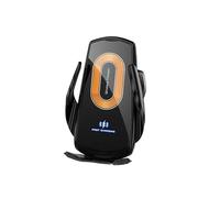 Waillynice V57 Chargeur de voiture sans fil pour voiture Support de téléphone pour iPhone 15 14 13 X Samsung Xiaomi Induction infrarouge 15 W Charge rapide (Noir)