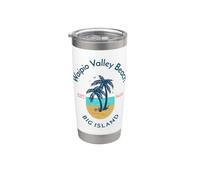 Waipio Valley Beach Big Island Hawaï Gobelet isotherme en acier inoxydable double paroi