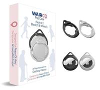 WAIRCO Holder Pop Lot de 2 coques compatibles avec Apple Airtag - Fixation de vêtements | Anti-rayures et ajustement sûr pour plusieurs épaisseurs de tissus | Coque pour enfants, personnes âgées