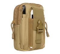 Waist Bag, Large Capacity Fanny Pack, Outdoor Hiking Belt Bag, 4.72x1.96x6.29 inches Compact Adjustable Sturdy Stylish Pocket Storage, for Fishing, Camping, and Travel