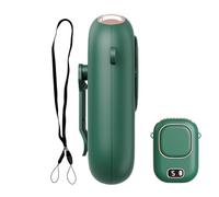 Waist Clip Fan,5 Speed Silent Digital Display Cooling Device - Personal Bladeless Waist Fan - For Outdoor Hiking Farms Clothes Neck Dsktop Camping Beach Festival Sports Offices Fishing Shopping
