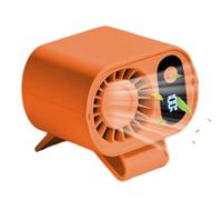 Waist Fan Rechargeable, High Airflow Personal Blower, 2 Inches Compact Battery Powered Cooling Device with Adjustable Belt Clip, Portable Fan with Quiet Motor, Outdoor Travel Summer Beach Work
