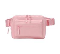 Waist Sling Bag - Stylish Nylon Bag For Men And Women | 4-Zipper Pocket Fanny Pack With Adjustable Strap | Large Capacity For Sports, Travel, Gym, Hiking & Daily Wear, rose(w), verwijzen naar de