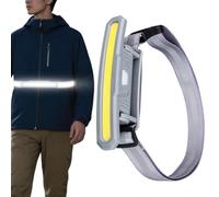 Waist Strap Running Light - Waterproof 180 Degree Rotating Ultra Bright Safetys Lights For Night Jogging Cycling Hiking Climbing Outdoor Activities | Ideal For Men Women Sports Travel Safety Illuminat