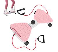 Waist Trainer, Waist Twisting Disc Board Bauchmuskeltraining Multifunction Bauchtrainer Fitness Pilates Board Twist Waist Disc mit Kordelzug für Frauen mit Widerstandsbänder Massage Fußsohle