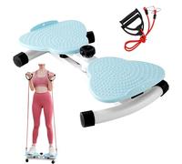 Waist Twister Board Machine à tordre Exercice Twist AB Training - Outil de fitness silencieux avec bandes de résistance en boucle, massage des pieds et entraînement de base pour la perte de graisse du