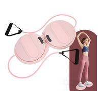 Waist Twister Machine à abdominaux intelligente avec compteur de calories - Brûleur de graisse du ventre réglable avec bandes de résistance, équipement de fitness à domicile pour homme et femme